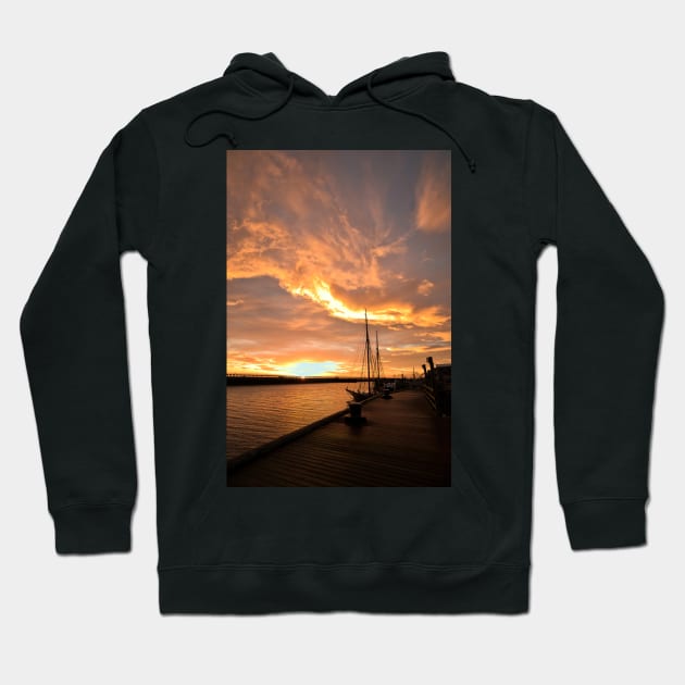 Portrait of an October Sunrise Hoodie by Violaman